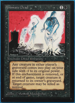 Animate Dead Collectors' Edition PLD Black Uncommon CARD (500816) ABUGames - Image 1