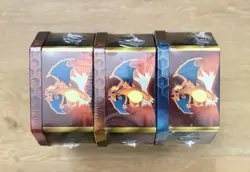 Pokemon TCG Hidden Fates Tin Charizard / Raichu / Gyarados - SEALED - Image 4