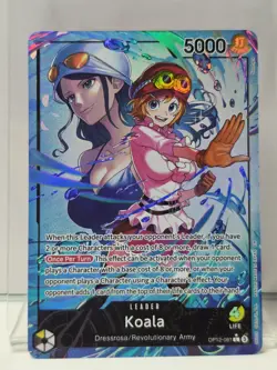 One Piece TCG Koala OP12-081 Alt Alternate Art Leader English - Image 1
