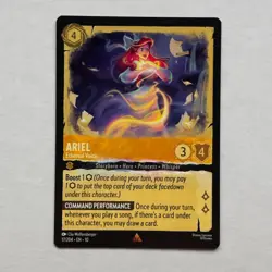 Ariel 17/204 Disney Lorcana Whispers in the Well Regular Rare Card NM - Image 1