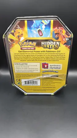 Hidden Fates Tin [Raichu] — Factory Sealed — Sun & Moon Pokemon Cards - Image 2
