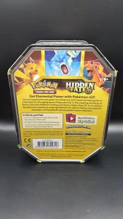 Hidden Fates Tin [Gyarados] — Factory Sealed — Sun & Moon Pokemon Cards - Image 2