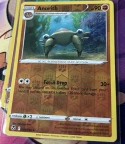 Anorith - 095/195 - Reverse Holo - Silver Tempest - NM/M - Pokemon Card - Image 1