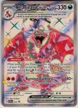 Charizard ex - Promo SV: Scarlet & Violet Promo Cards 074 NM - Image 1