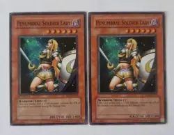 Penumbral Soldier Lady SOD-EN033 Super Rare Foil 2 Card Lot - Image 1