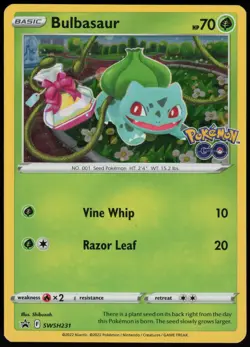 Bulbasaur Promo SWSH: Sword & Shield Promo Cards SWSH231 NM - Image 1