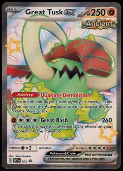 Great Tusk ex - Promo SV: Scarlet & Violet Promo Cards 072 NM - Image 1