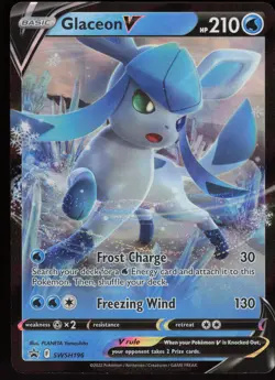 Glaceon V - Promo SWSH: Sword & Shield Promo Cards SWSH196 NM - Image 1