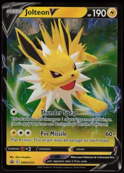 Jolteon V Promo SWSH: Sword & Shield Promo Cards SWSH151 NM - Image 1