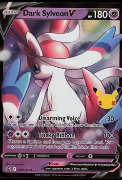 Dark Sylveon V Promo SWSH: Sword & Shield Promo Cards SWSH134 NM - Image 1