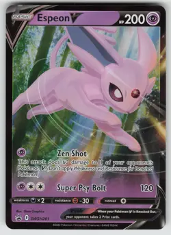 Espeon V Promo SWSH: Sword & Shield Promo Cards SWSH201 NM - Image 1