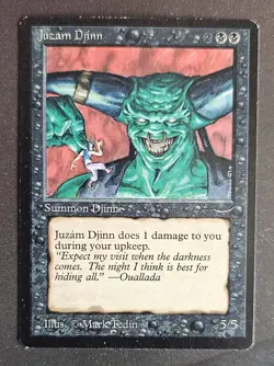 Juzam Djinn - Arabian Nights 1993 - EX - Magic the Gathering - MTG - Image 3