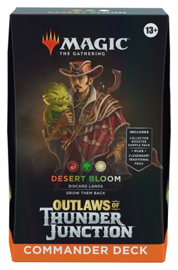 Outlaws of Thunder Junction: Commander Deck - Desert Bloom MTG Brand New Sealed - Image 1