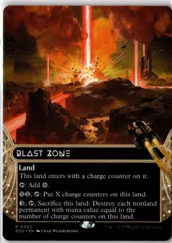 MTG #0002 Blast Zone - Borderless (EOS) Stellar Sights - Image 1