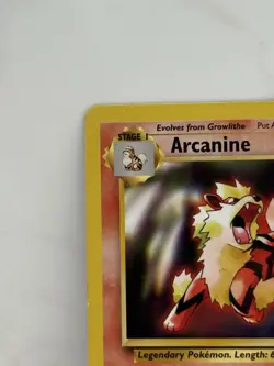 Pokemon Black Star Promo # 6 Arcanine in Soft Sleeve & Toploader - Image 2