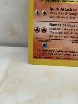 Pokemon Black Star Promo # 6 Arcanine in Soft Sleeve & Toploader - Image 5