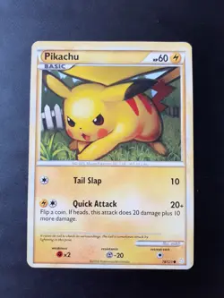 Pikachu 16/30 Raichu Trainer Kit HGSS Promo Heart Gold Soul Silver Pokemon - Image 1