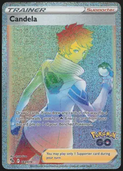 Candela (Secret) Secret Rare Pokemon GO 083/078 NM - Image 1