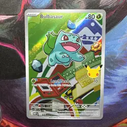 Pokemon TCG First Partner Illustration Collection Series 1 Kanto GEN 1 Starters - Image 3