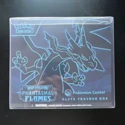 Phantasmal Flames Pokemon Center Elite Trainer Box PC ETB SEALED corner ding - Image 1