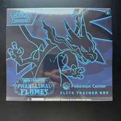 Phantasmal Flames Pokemon Center Elite Trainer Box PC ETB SEALED corner ding - Image 2
