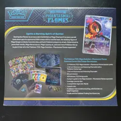 Phantasmal Flames Pokemon Center Elite Trainer Box PC ETB SEALED corner ding - Image 4