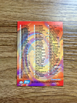 Pokemon TOPPS TV Animation Edition Series 2 Trading Cards Check List - Image 2