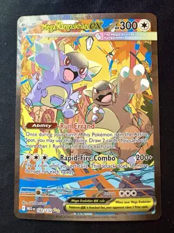 Pokemon TCG Mega Evolution Kangaskhan ex Special Illustration Rare #182/132 Holo - Image 1