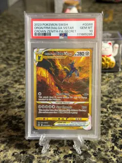 Pokemon Origin Forme Dialga VSTAR GG68/GG70 Crown Zenith Secret Rare PSA 10 - Image 1