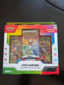 Pokemon First Partner Illustration Collection Series 1 Box Promo Cards - Image 1