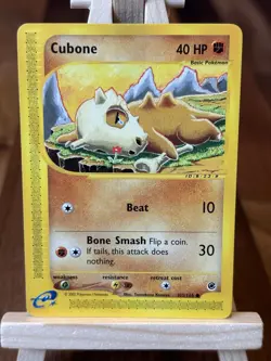Pokemon TCG Cubone Expedition Base Set 103/165, Regular Common Card - Image 1