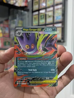 Pokemon Card 2025 MEGA GENGAR EX Double Rare 056/094 Phantasmal Flames NM/M - Image 2