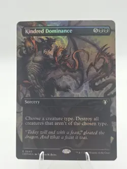 Kindred Dominance (Borderless) Commander Masters Foil - Image 1