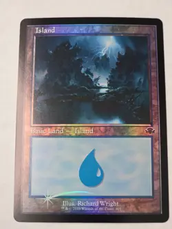 MTG - Island FOIL Retro Frame - Dominaria Remastered DMR - Image 1