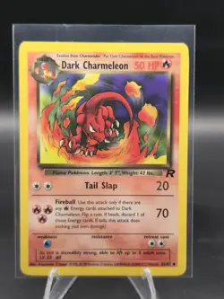 2000 Pokemon Team Rocket Dark Charmeleon Unlimited #32/82 Uncommon NM/LP+ - Image 1