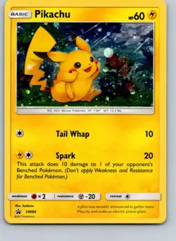 Pikachu - 28/73 (Cosmos Holo) Promo Miscellaneous Cards & Products 028/073 LP / - Image 1