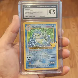 2021 Pokemon Celebrations Blastoise CGC 9.5 Mint+, Better Grade Compared CGC 9 - Image 1