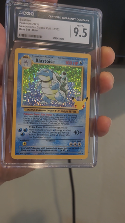 2021 Pokemon Celebrations Blastoise CGC 9.5 Mint+, Better Grade Compared CGC 9 - Image 2