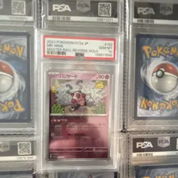Pokemon Mr. Mime 122/165 Sv2a Master Ball Reverse Holo Rare PSA 10 Japanese - Image 1
