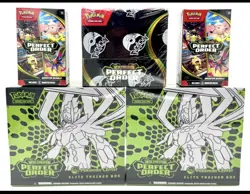 Pokemon Center Perfect Order ETB x2 Booster Box x1 Booster Bundle x2 IN HAND - Image 1