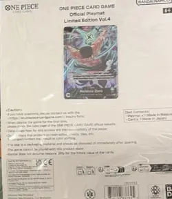 One Piece Card Game: Official Playmat Limited Edition Vol.4 + Zoro Promo Card - Image 2