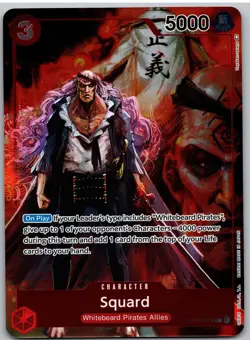 Squard Box Topper OP02-009 Uncommon Paramount War One Piece NM - Image 1