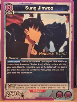 Sung Jinwoo- Solo Leveling - Union Arena Release Event SLG-1-018 (U) - Image 1