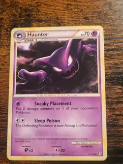 Pokemon Card Haunter Non Holo HGSS Triumphant 35/102 2010 NM/LP - Image 1