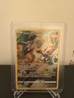Pokemon TCG Galarian Zapdos SWSH283 Full Art Black Star Promo Card NM Condition - Image 1