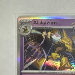 Alakazam 056/132 Rare Holo Card Mega Evolution MEG Pokemon TCG NM - Image 3