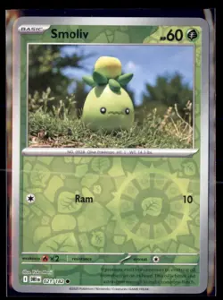 Pokemon Smoliv 21/182 Destined Rivals Reverse Holo 4 Card Lot - Image 1