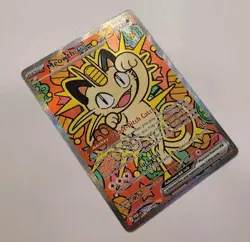 Meowth EX Full Art Holo Rare Pokemon Card 121/088 170 HP Tuck Tail Attack - Image 3