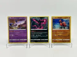 Galairan Moltres, Galarian Zapdos, Galarian Articuno - 3 Card Set - Pokemon - NM - Image 1
