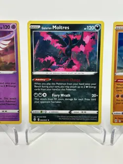 Galairan Moltres, Galarian Zapdos, Galarian Articuno - 3 Card Set - Pokemon - NM - Image 5